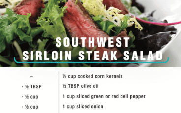 Southwest Steak Salad Card