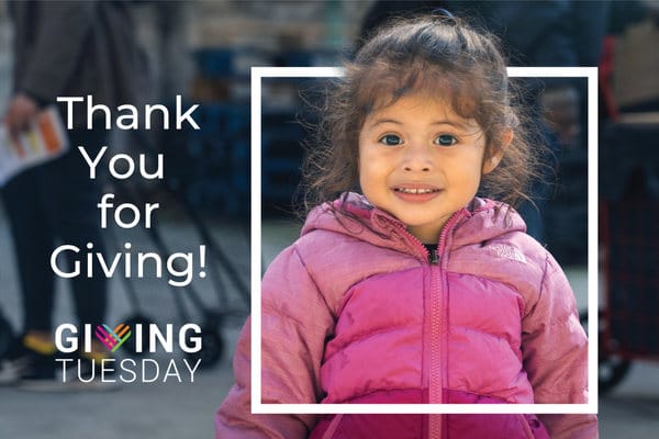 Thank you for Giving Tuesday graphic